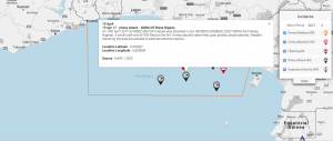Read more about the article 19 Apr 17 – piracy attack  – 40NM off Brass, Nigeria