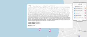 Read more about the article 15 June 17- One wounded in missile attack on UAE ship  Al Mocha, Yemen