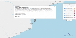 Read more about the article 28 Sept 17 – attack  – Off Nishtun, Yemen