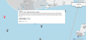 Read more about the article 21 Oct 17 – attack – 60NM SSW off Bonny Isl, Nigeria