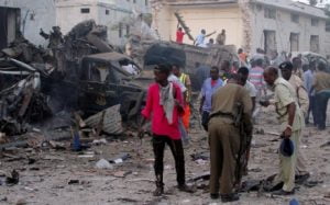 Read more about the article 23 die in Somalia hotel suicide bomb attack by jihadists two weeks after blast killed 350
