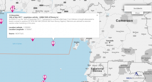 Read more about the article 16 Nov 17 – Suspicious Activity – 60nm SSW of Bony Isl Nigeria