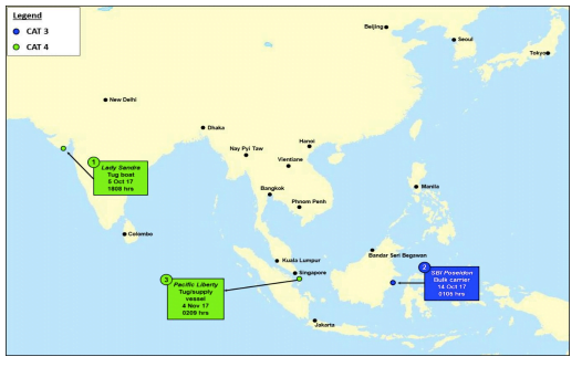Read more about the article ReCAAP ISC Weekly Report 31 October – 6 November 2017