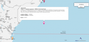 Read more about the article 18 Nov 17 – suspicious approach – 380NM of Somali coast