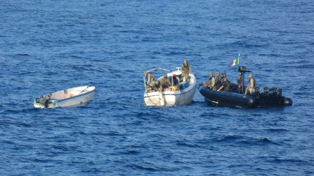 Read more about the article Italian Marines Detain Six Suspected Pirates