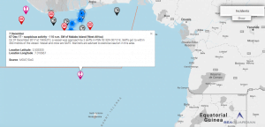 Read more about the article 7 Dec 17- Suspicious Activity – (100 n.m. SW from Malabo Island)