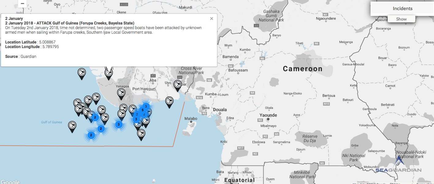 You are currently viewing 2 January 2018 – ATTACK Gulf of Guinea (Forupa Creeks, Bayelsa State)