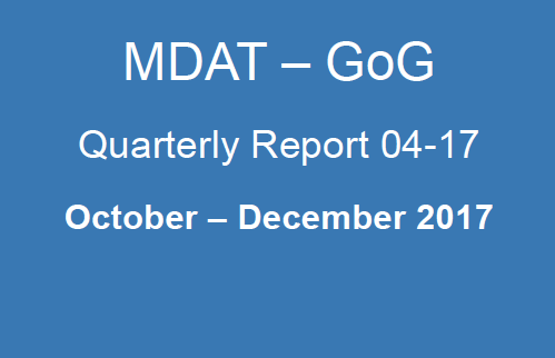 You are currently viewing MDAT Quarterly Report  04-17 October-December 2017