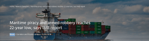 Read more about the article Maritime piracy and armed robbery reaches 22-year low, says IMB report