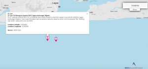 Read more about the article 27-Jan-18 Attempt to board a M/V, Lagos anchorage, Nigeria