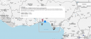 Read more about the article 01 February 2018 – POSSIBLE HIJACK off Cotonou anchorage, Benin