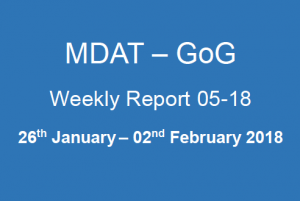 Read more about the article MDAT – GoG  Weekly Report 05-18  26th January – 02nd February 2018