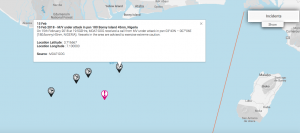 Read more about the article 15 Feb 2018 – M/V under attack in psn 180 Bonny Island 45nm, Nigeria
