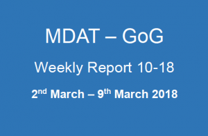 Read more about the article MDAT – GoG  Weekly Report 10-18  2nd March – 9th March 2018