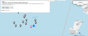 Read more about the article 17 May 2018 – M/V has been attacked in vicinity of Okwori Field