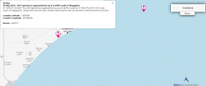 Read more about the article 30 May 2018 – M/V reported an approached by up to 6 skiffs south of Mogadishu