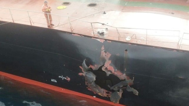 You are currently viewing Saudi Coalition: Damaged Bulker was Not Smuggling Explosives