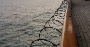 Read more about the article Blackout on Black Watch: Pirates, Razor Wire and Water Cannons