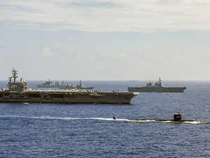 Read more about the article Trilateral Malabar maritime exercise concludes off Guam coast