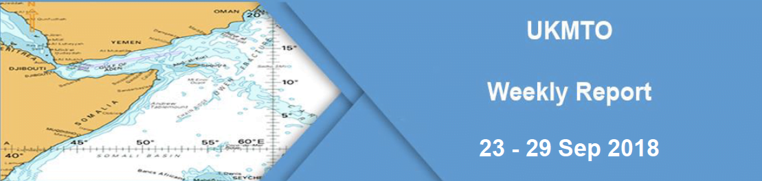You are currently viewing UKMTO Weekly Report 23 – 29 Sep 2018