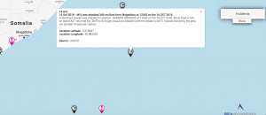 Read more about the article 16 Oct 2018 – M/V was attacked 340 nm East from Mogadishu at 1234Z on the 16 OCT 2018