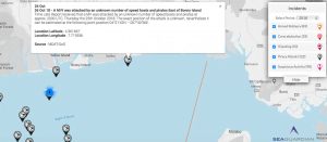 Read more about the article 26 Oct 18 – A M/V was attacked by an unknown number of speed boats and pirates East of Bonny Island