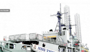 Read more about the article FG Deploys NNS Thunder to Combat Piracy, Sea Crimes