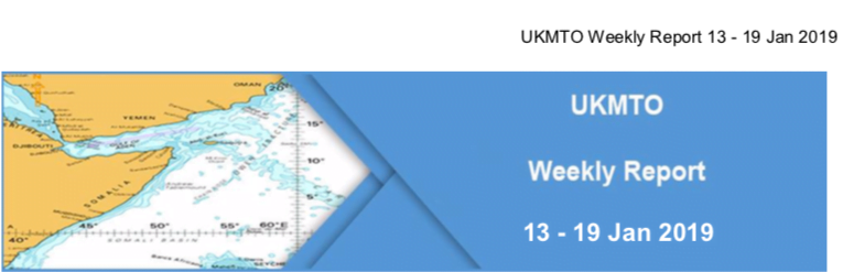 You are currently viewing UKMTO Weekly Report 13 – 19 Jan 2019