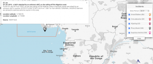 Read more about the article 24 Jan 2019 – A M/V attacked by an unknown skiff, as she sailing off the Nigerian coast