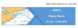 Read more about the article UKMTO Weekly Report, 27 Jan – 2 Feb 2019