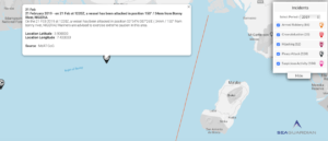 Read more about the article 21 February 2019 – on 21 Feb at 1220Z, a vessel has been attacked in position 150° / 34nm from Bonny River, NIGERIA
