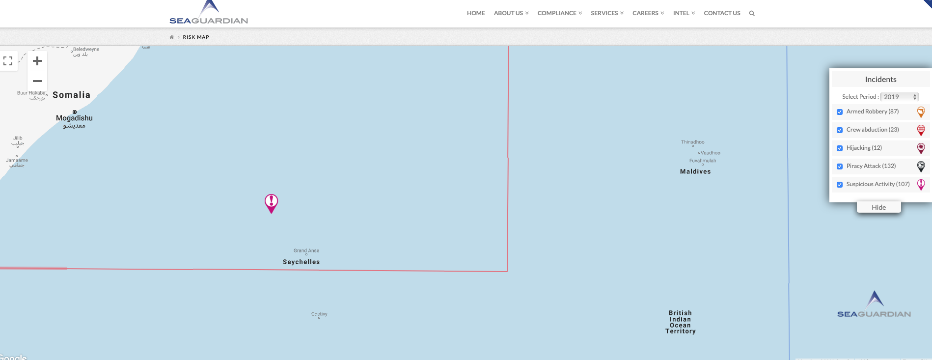 You are currently viewing 11 February 2019 – Suspicious Activity, 145 nm of Mahe, Seychelles