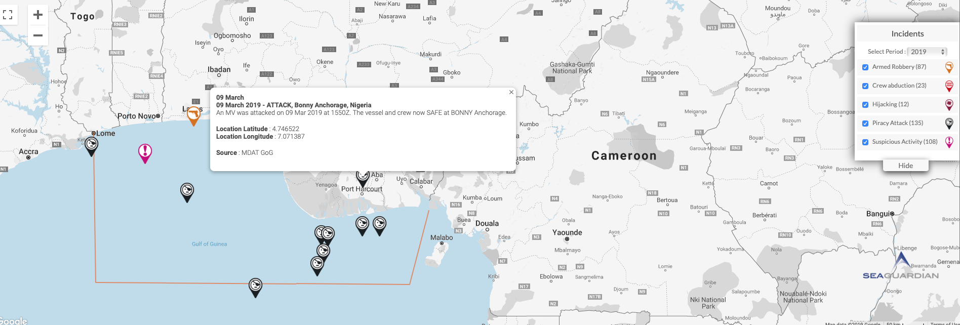You are currently viewing 09 March 2019 – ATTACK Bonny Anchorage, Nigeria