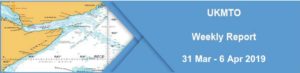 Read more about the article UKMTO Weekly Report 31 Mar – 6 Apr 2019