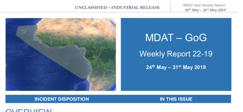 You are currently viewing MDAT GoG Weekly Report , May 24 – May 31 2019