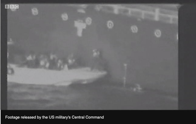 You are currently viewing Gulf of Oman tanker attacks: US says video shows Iran removing mine
