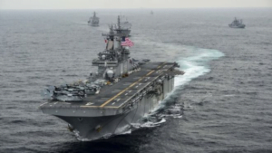 Read more about the article US destroyed Iranian drone in Strait of Hormuz, says Trump