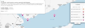 Read more about the article 01 July 2019 – An MV reported a suspicious approach in Bab El Mandeb.