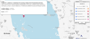 Read more about the article 18 Sep 2019 – Incident on 17 September 2019 involving a Sailing Yacht off Hermil Island (Red Sea)