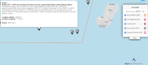 Read more about the article 03 Dec 2019 – A M/T was attacked / boarded in position, approximately 80nm south of Bonny, Nigeria