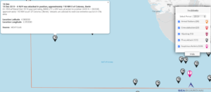 Read more about the article 15 Dec 2019 – A M/V was attacked in position, approximately 110 NM S of Cotonou, Benin