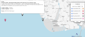 Read more about the article 20 January 2020 – Attempted boarding against a M/T underway, 57 nm S-SE from Lagos