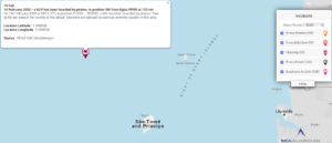 Read more about the article 14 February 2020 – a M/V has been boarded by pirates, in position SW from Egina FPSO at 123 nm