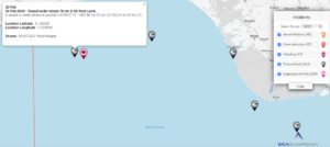 Read more about the article 20 Feb 2020 – Vessel under attack 78 nm S-SE from Lome