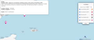 Read more about the article 03 March 2020 – reports for concentration of fishing vessels, in the vicinity of Point Bravo, IRTC
