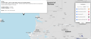 Read more about the article 22 March 2020 – A M/V is under attack, 62nm W of Libreville (Gabon)