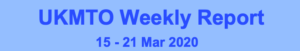 Read more about the article UKMTO Weekly Report 15 – 21 Mar 2020