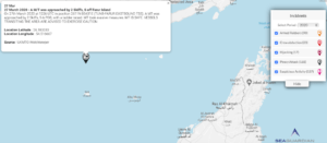 Read more about the article 27 March 2020 – A M/T was approached by 2 Skiffs, S off Farur Island