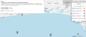 Read more about the article 19 April 2020 – A M/V is under attack, in the vicinity of Cotonou Port