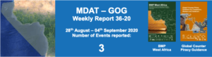 Read more about the article MDAT-GoG Weekly Report 28th August – 04th September 2020